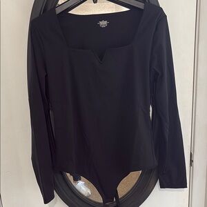 Black Long Sleeve Bodysuit